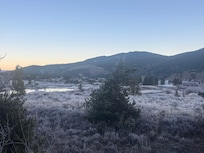 Frosting morning view