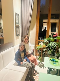 Enjoying the lobby area.
