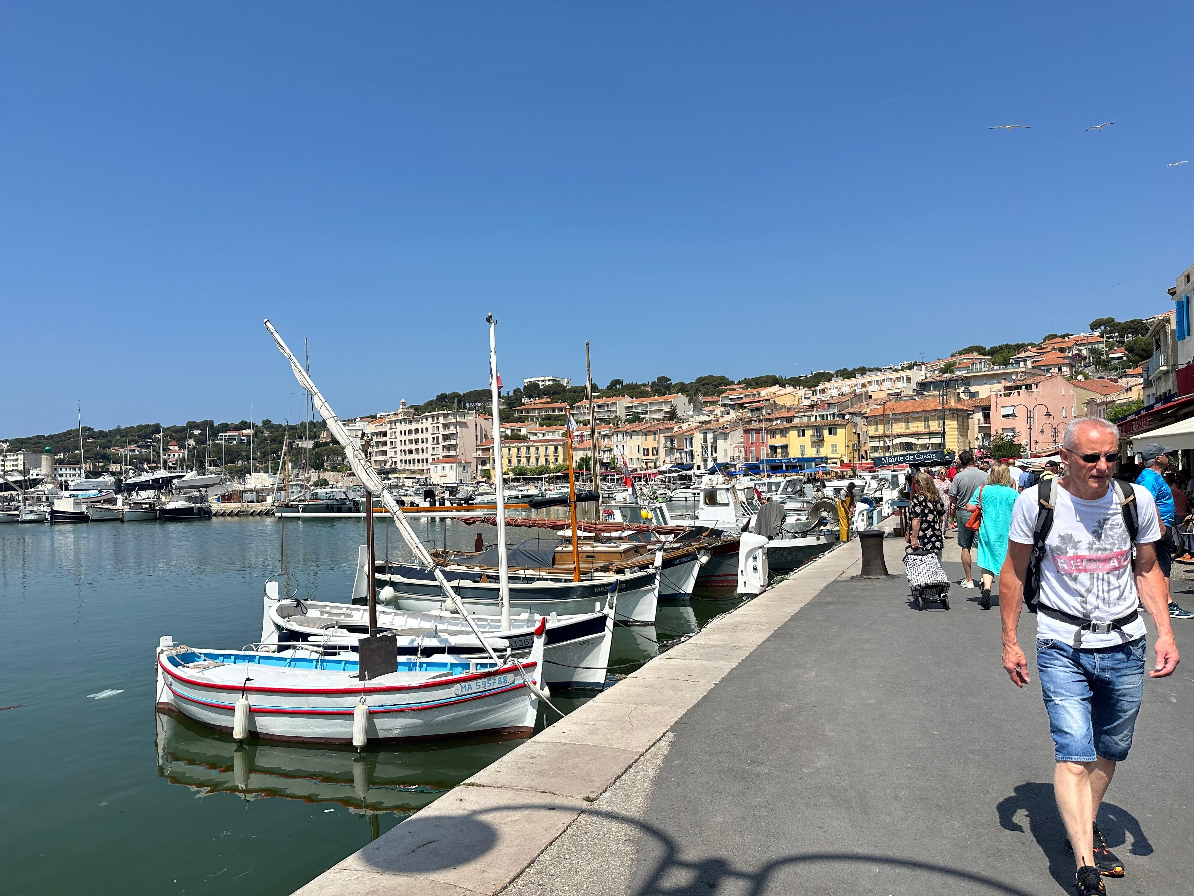 By the port in Cassis