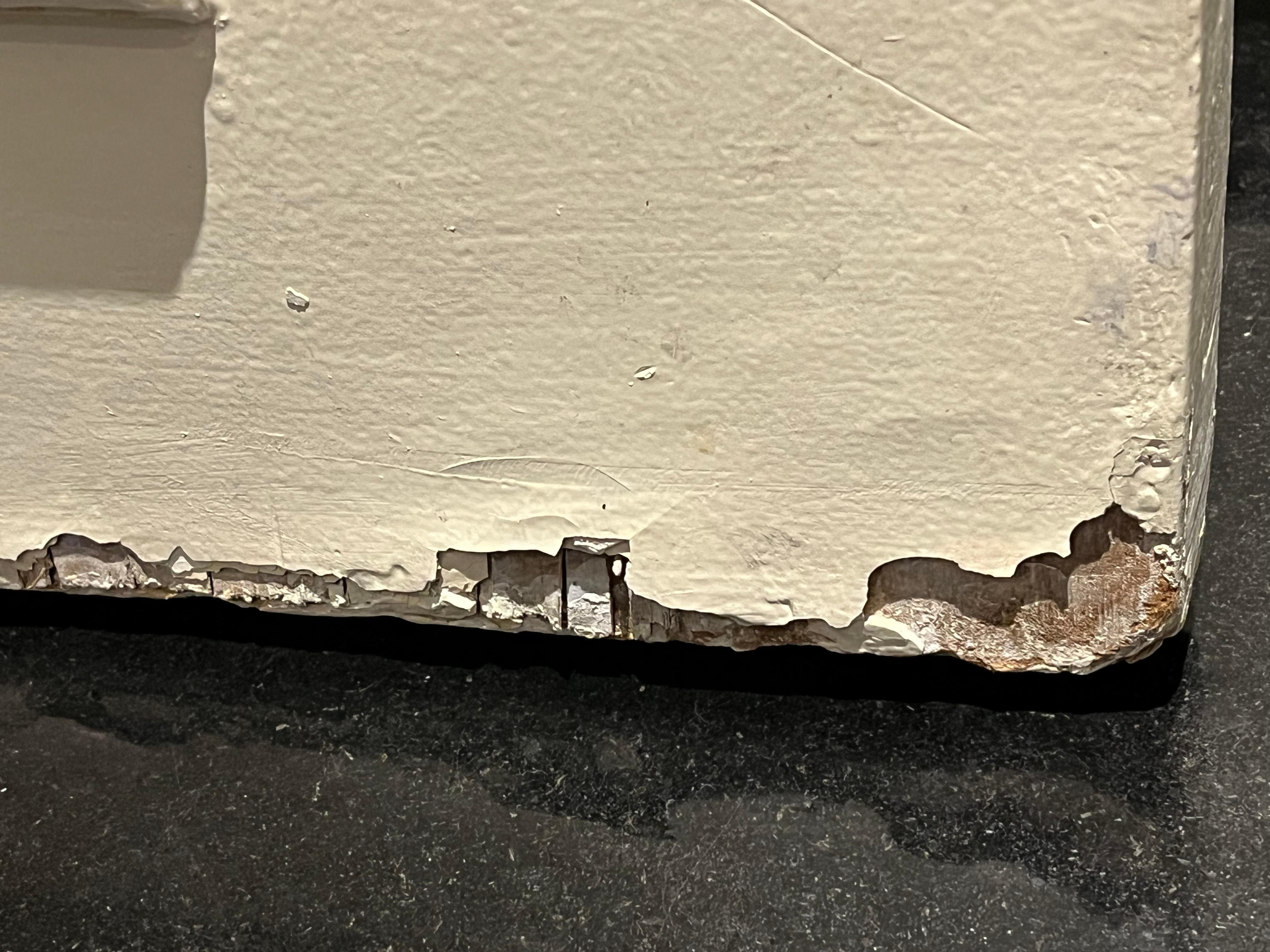 Water damage to bathroom