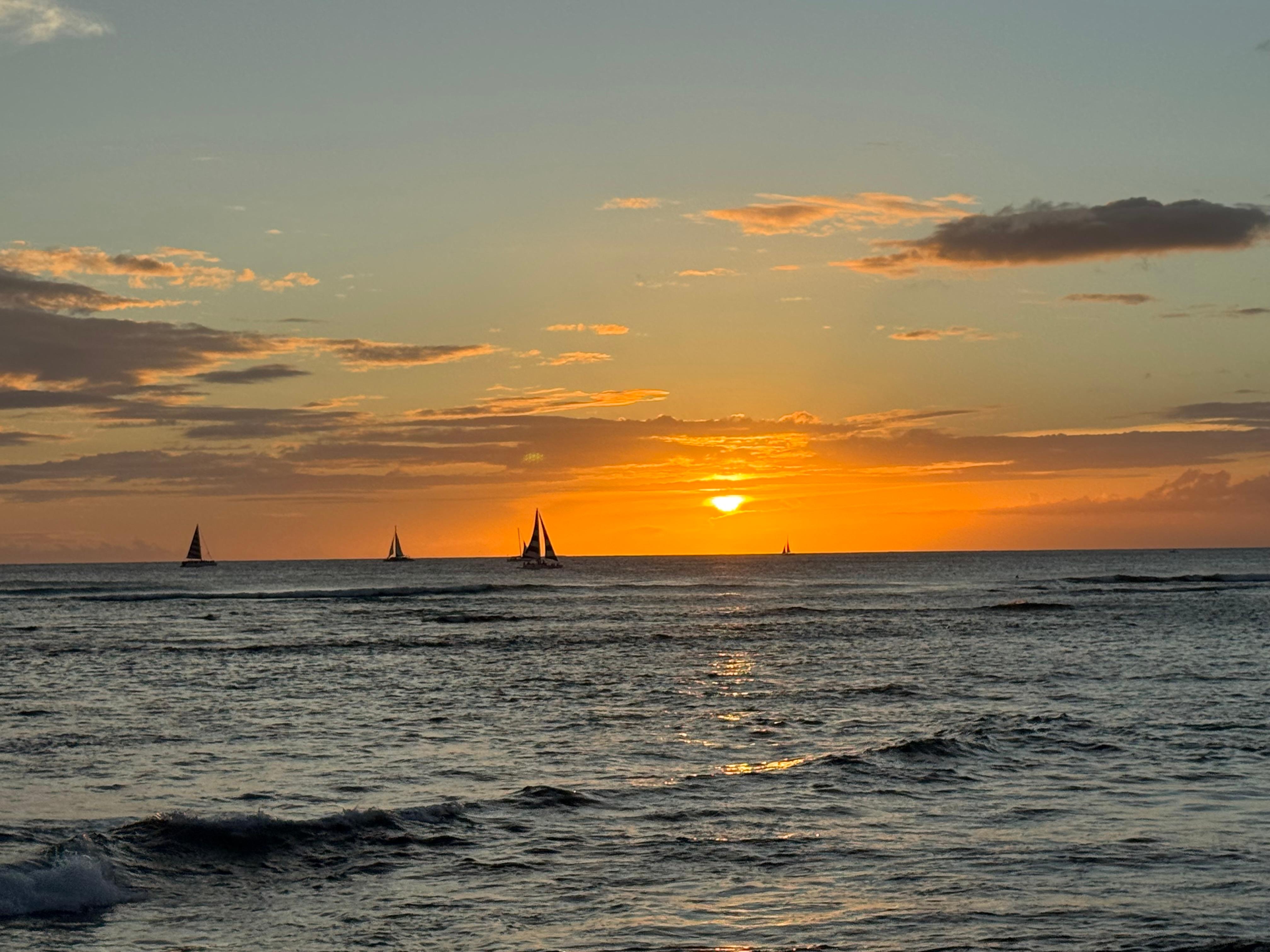 View from lanai on ground floor