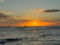 View from lanai on ground floor