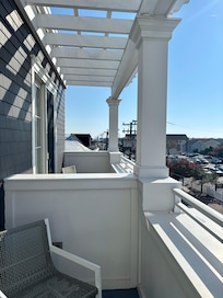 Beach view from balcony