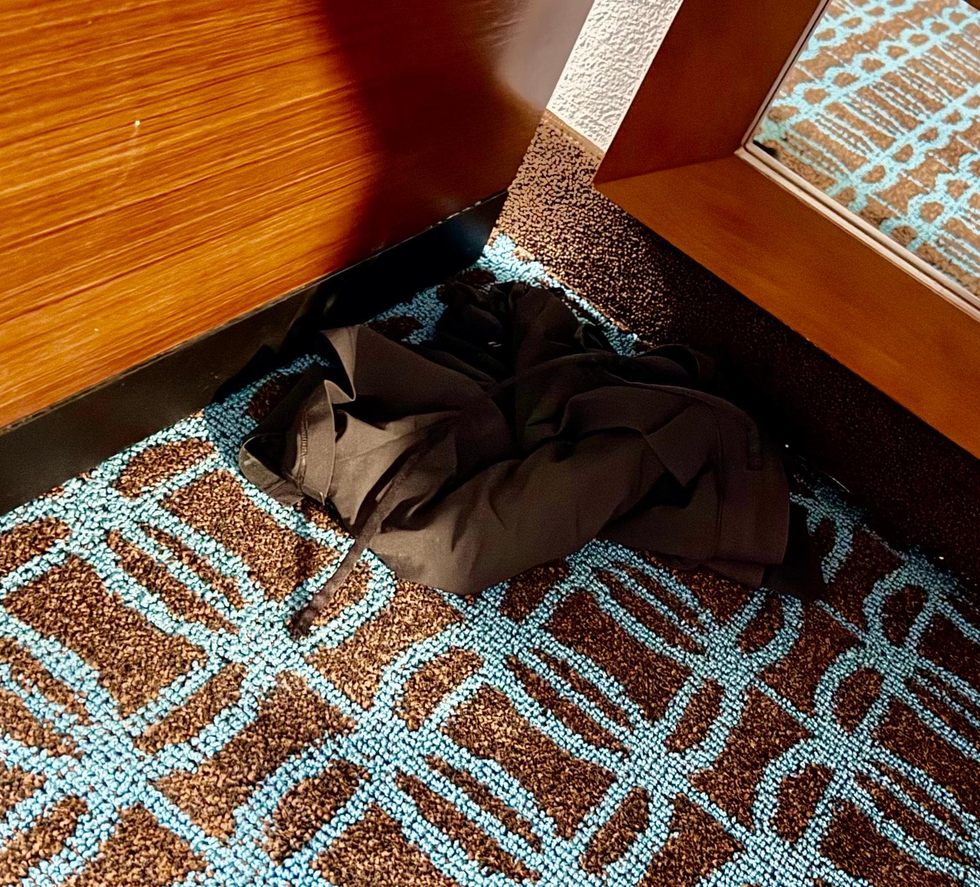 Shorts found in room.