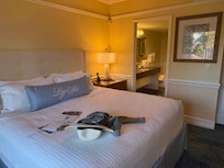 Large clothing drawers on each side of bed