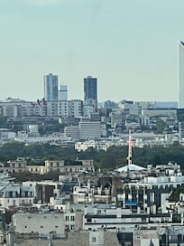 Utsikt mot Seinen og 16. arrodissement.