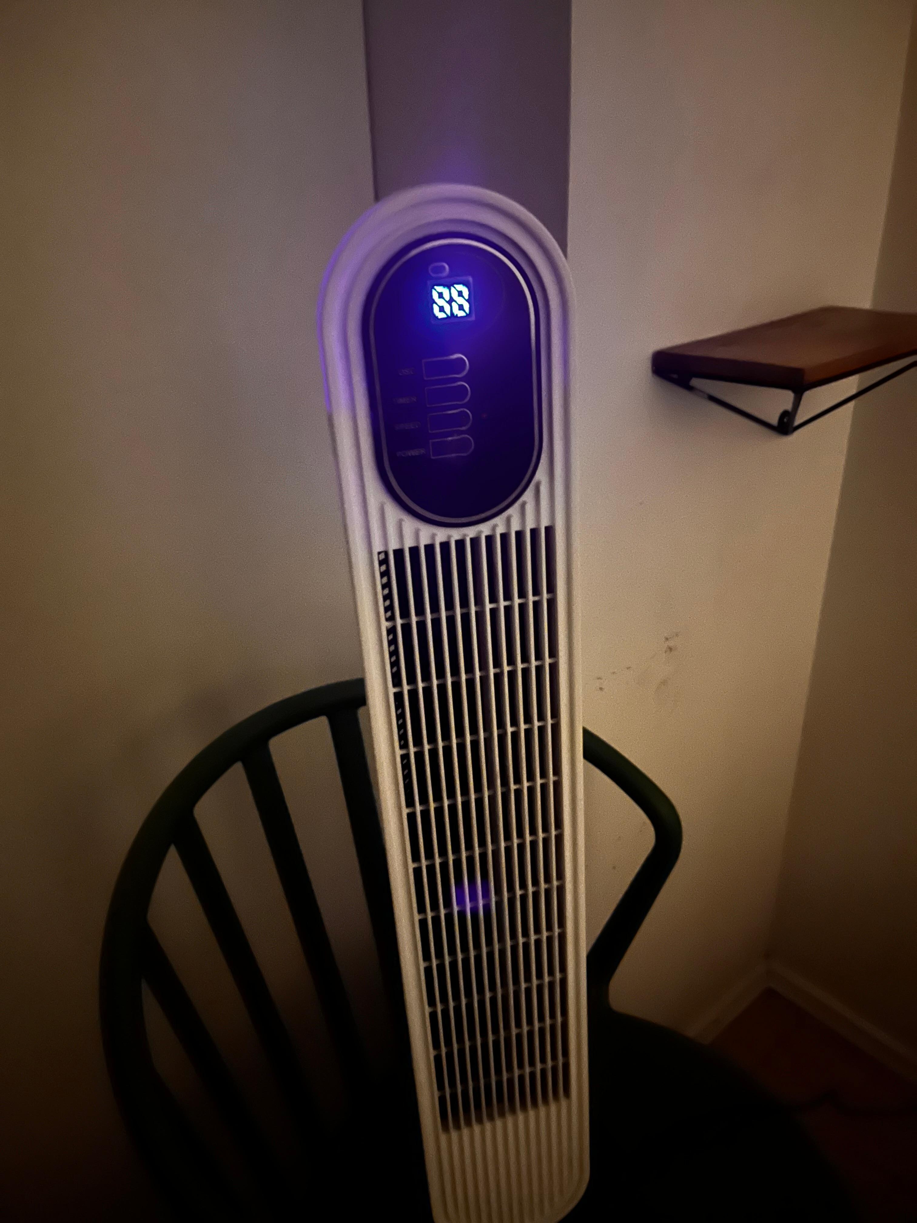 Temp on tiny fan