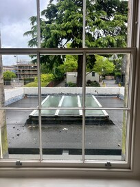 This is the view from our room.