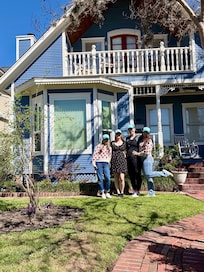 Stunning home with balcony and private fenced yard