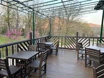 Multiple opportunities for outdoor dining!