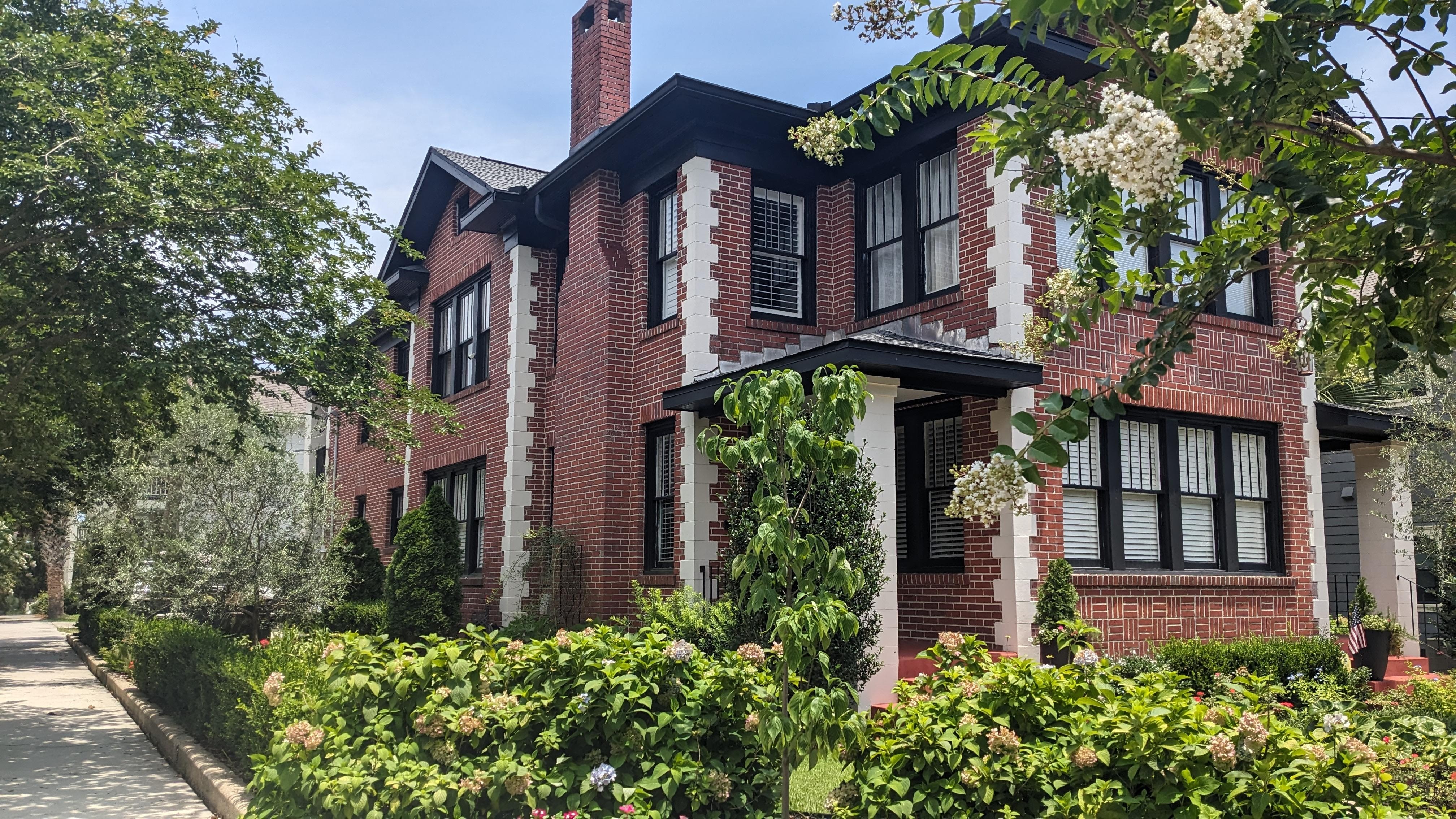 Outside of the property. Accommodations include the first floor.