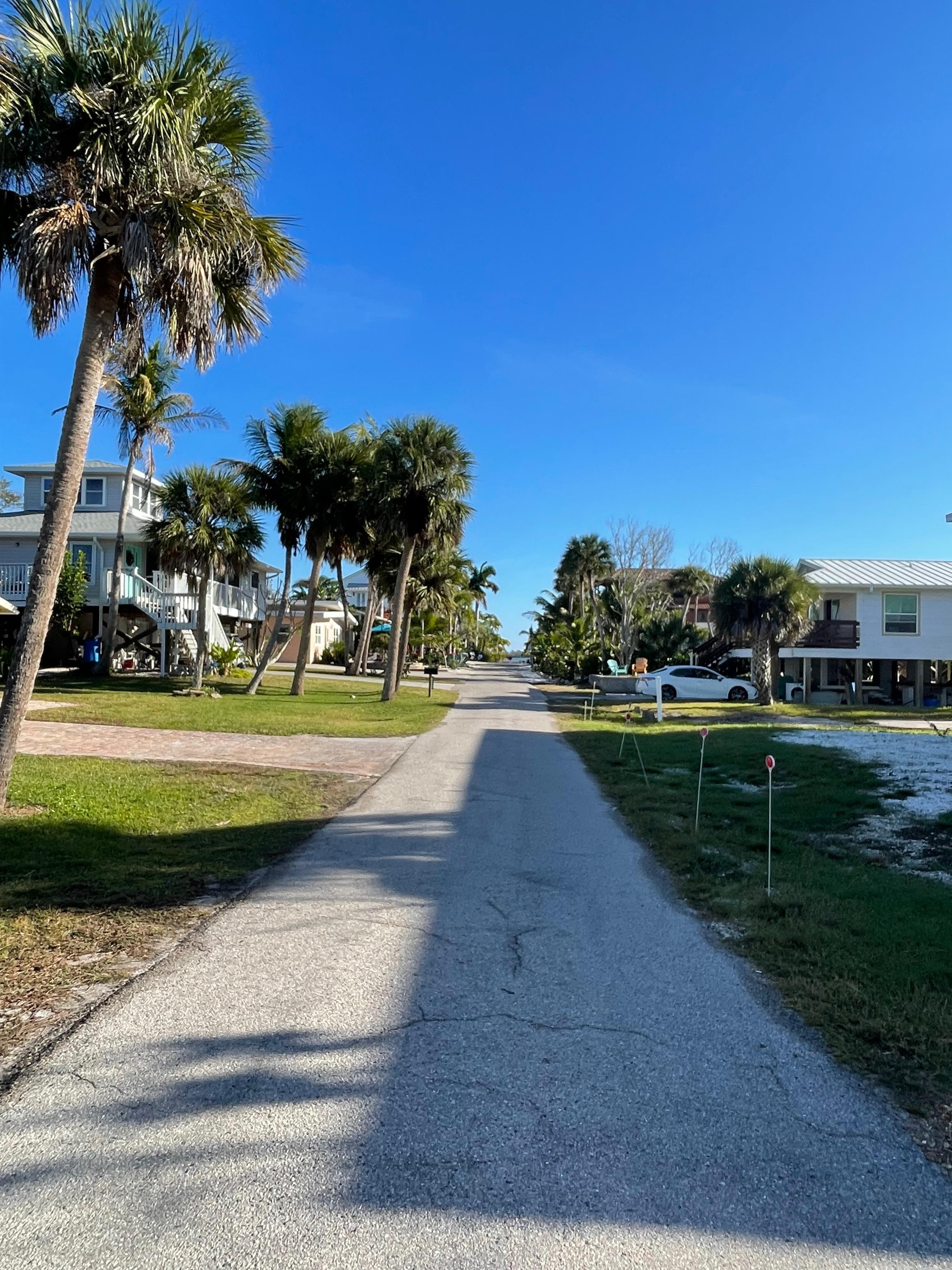 Quiet street with a perfect name called Friendship Lane