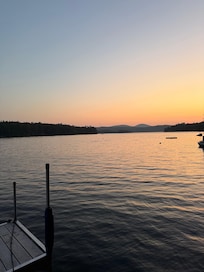 The view from the dock is picture perfect!