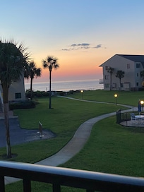 Sunrise from the deck