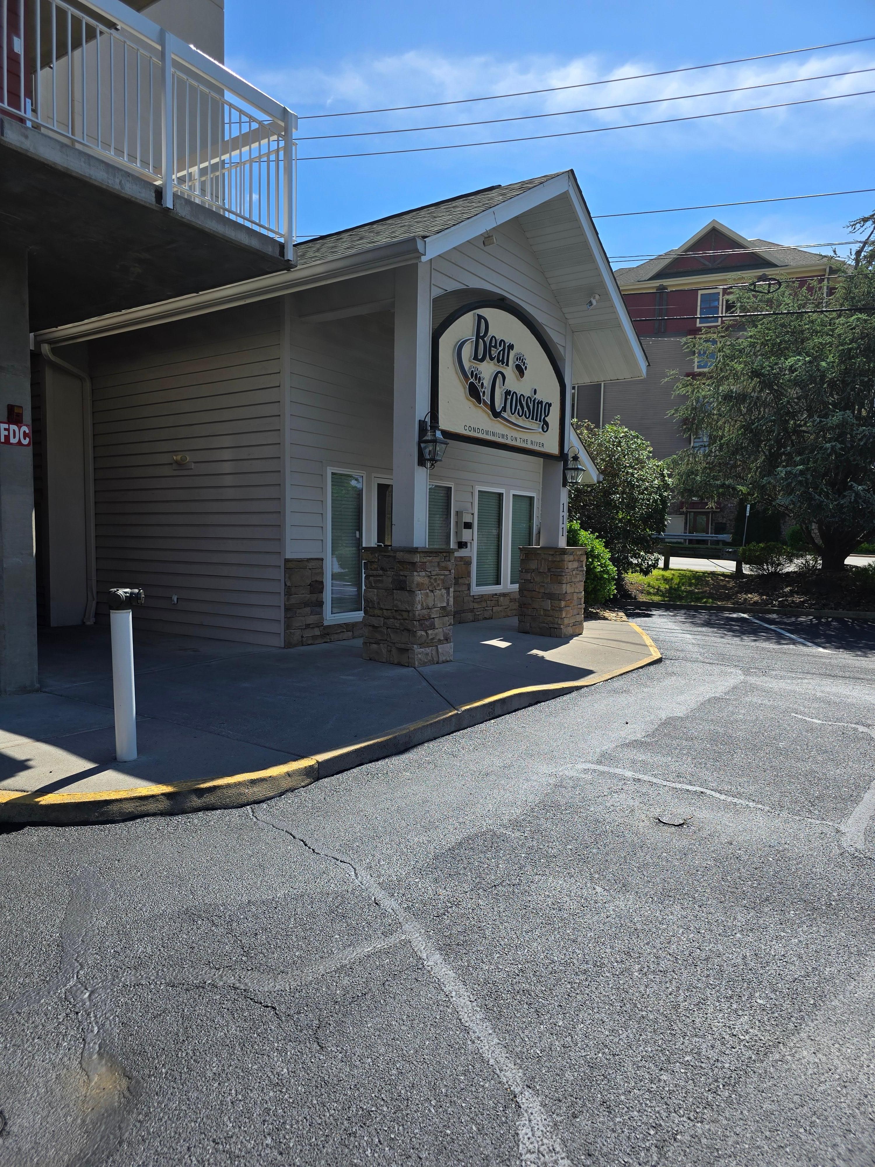Front of the condo