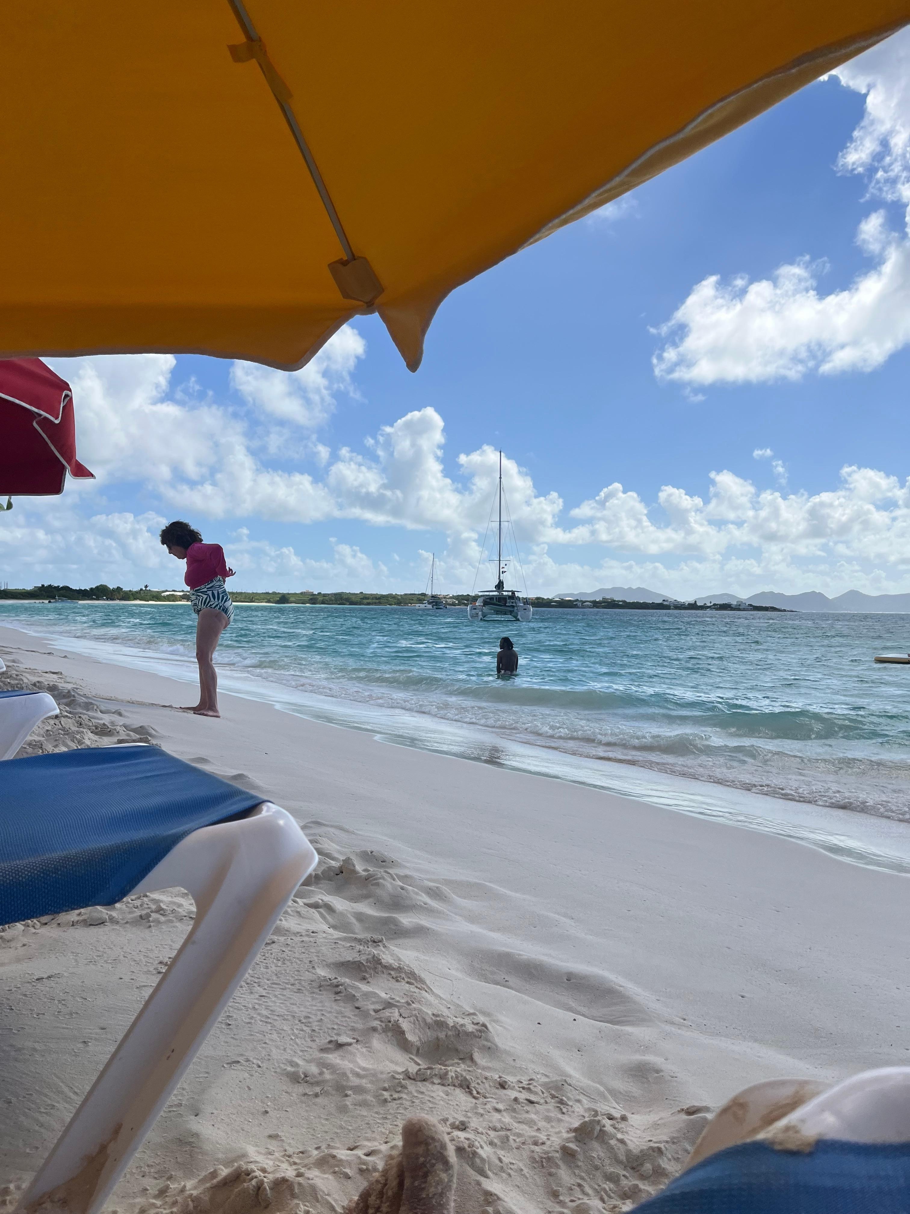 Ferry ride to beaches in Anguilla(Rendezvous beach)