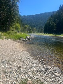 Water was low in August but still beautiful and peaceful.