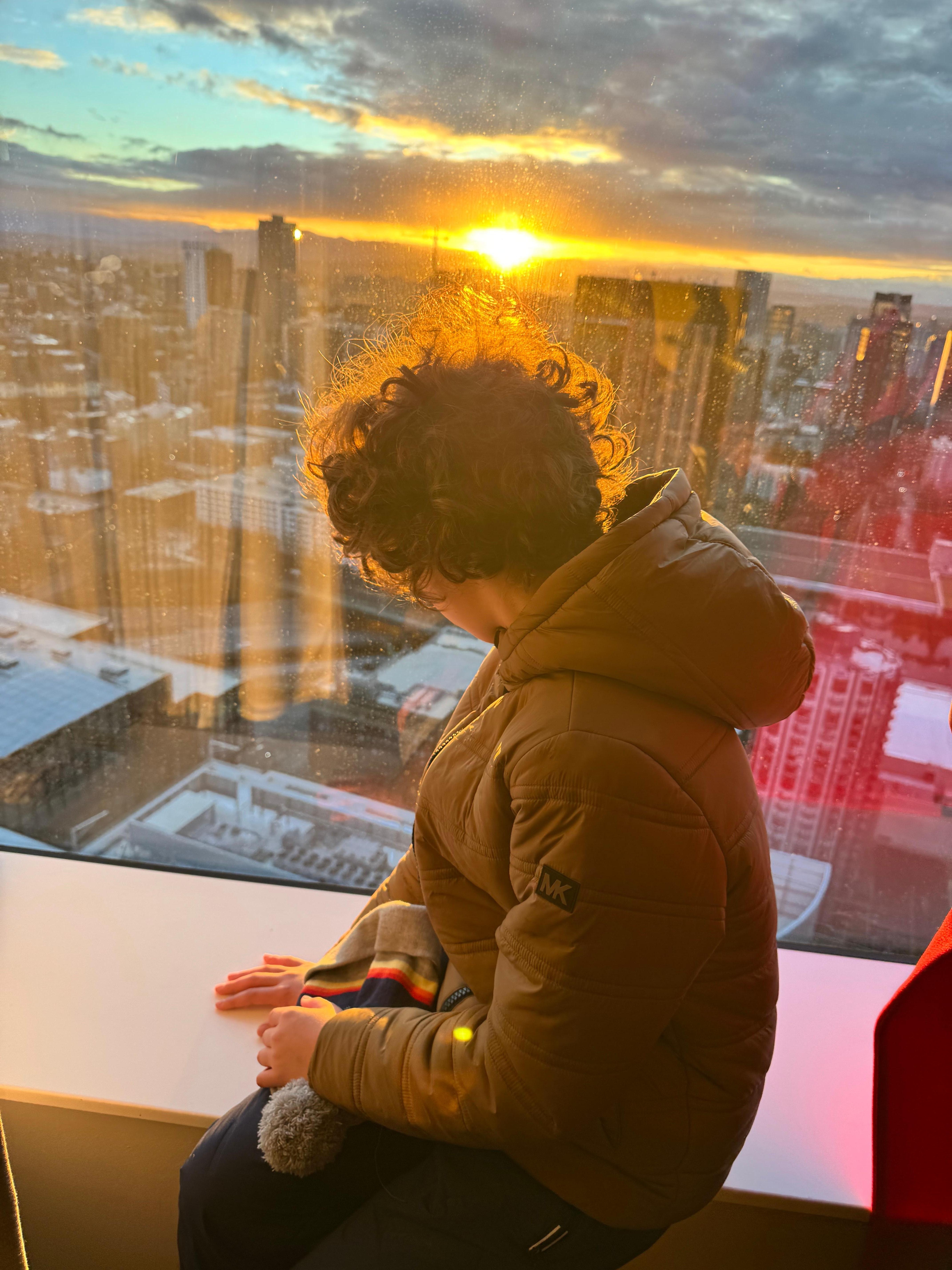 Sunrise from the 43rd floor.