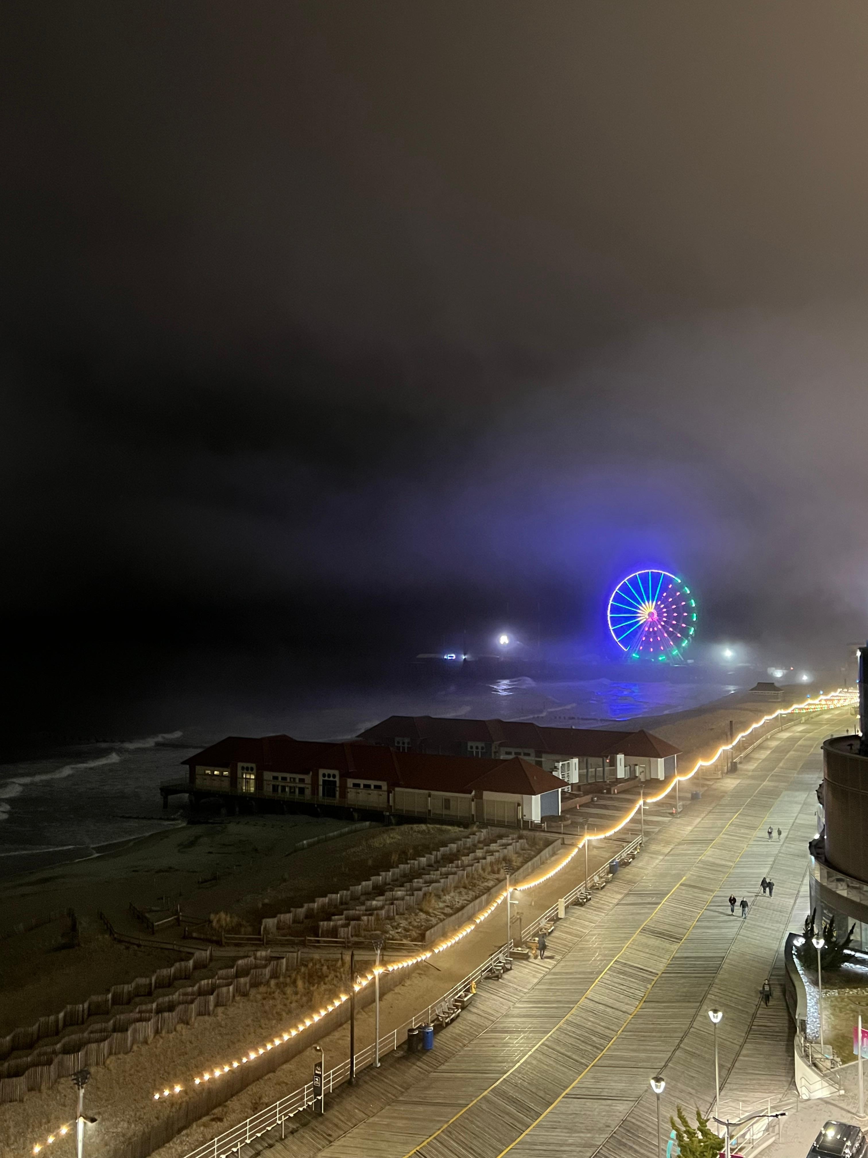 View from lobby level 