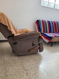 One of several busted furniture