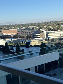 View of 7 the floor viranda and upper pool.