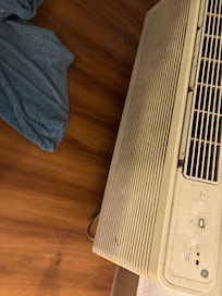 Dirt encrusted AC.