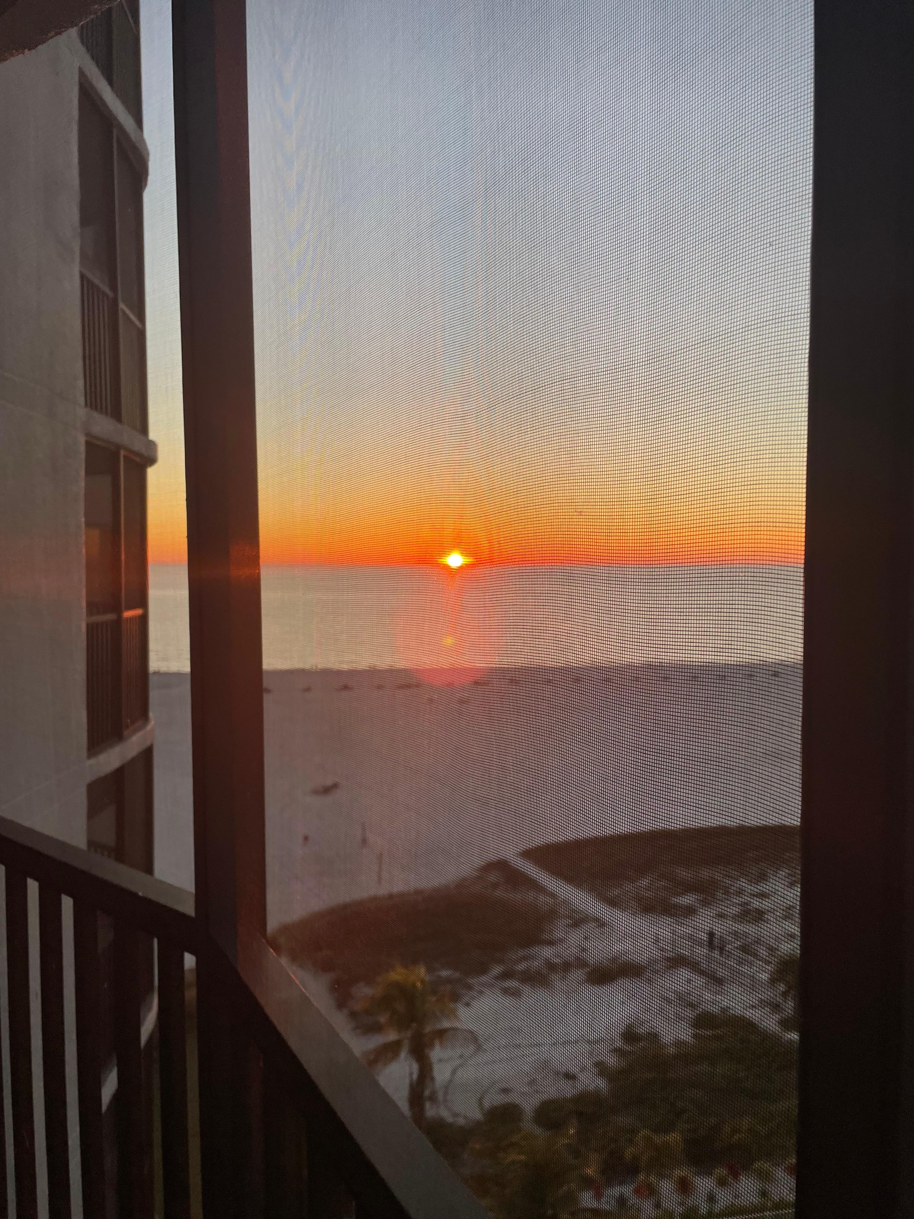 View of beach from 10th floor (1003)