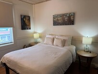 Room was big enough for two and had a fridge.