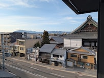 Spacious room and dining area