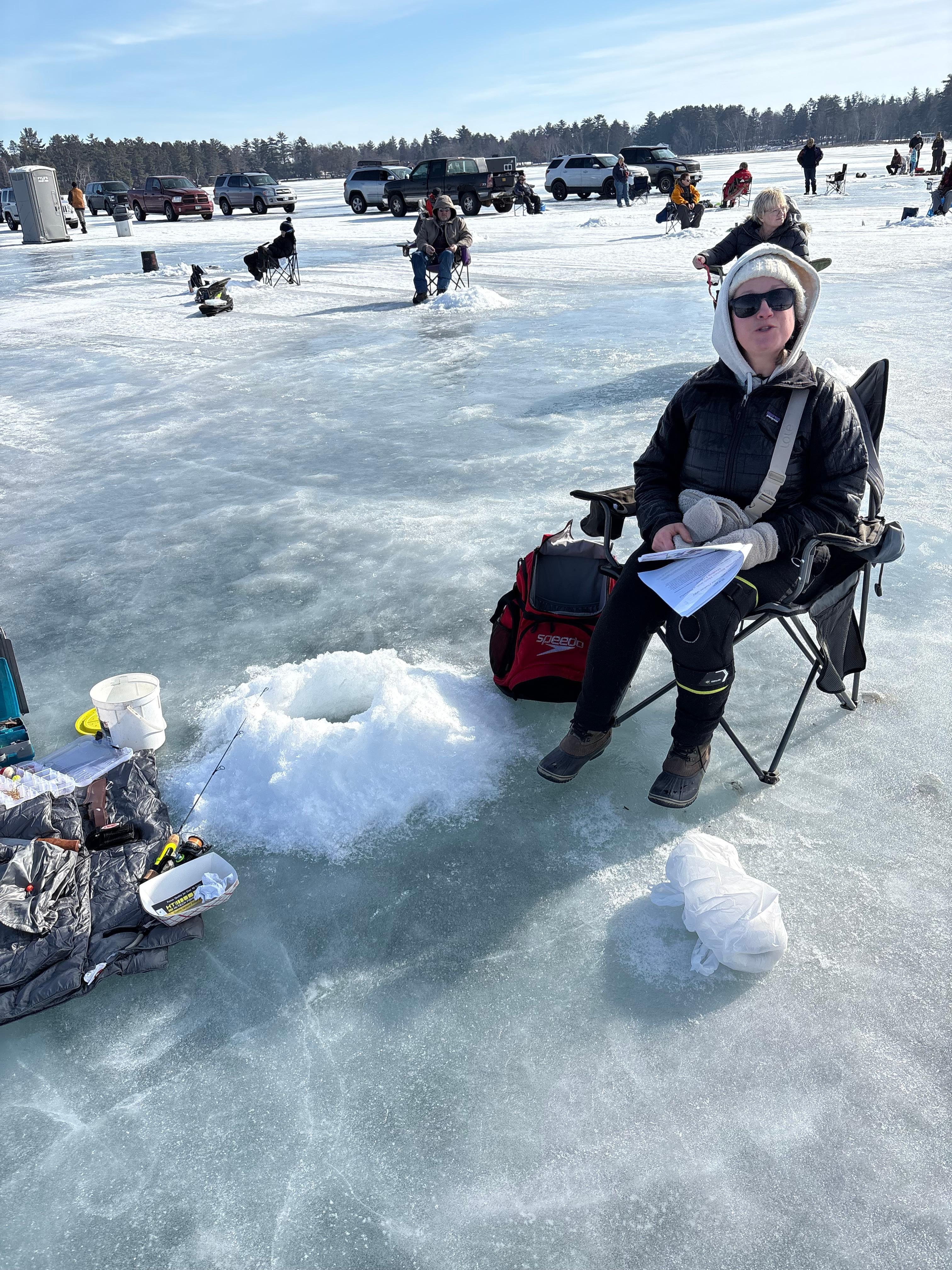 Wife enjoyed watching me fish haha 