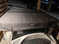 Hot tub was ready and it was a perfect 105 deg Fahrenheit! Prefect for that extremely cold weather