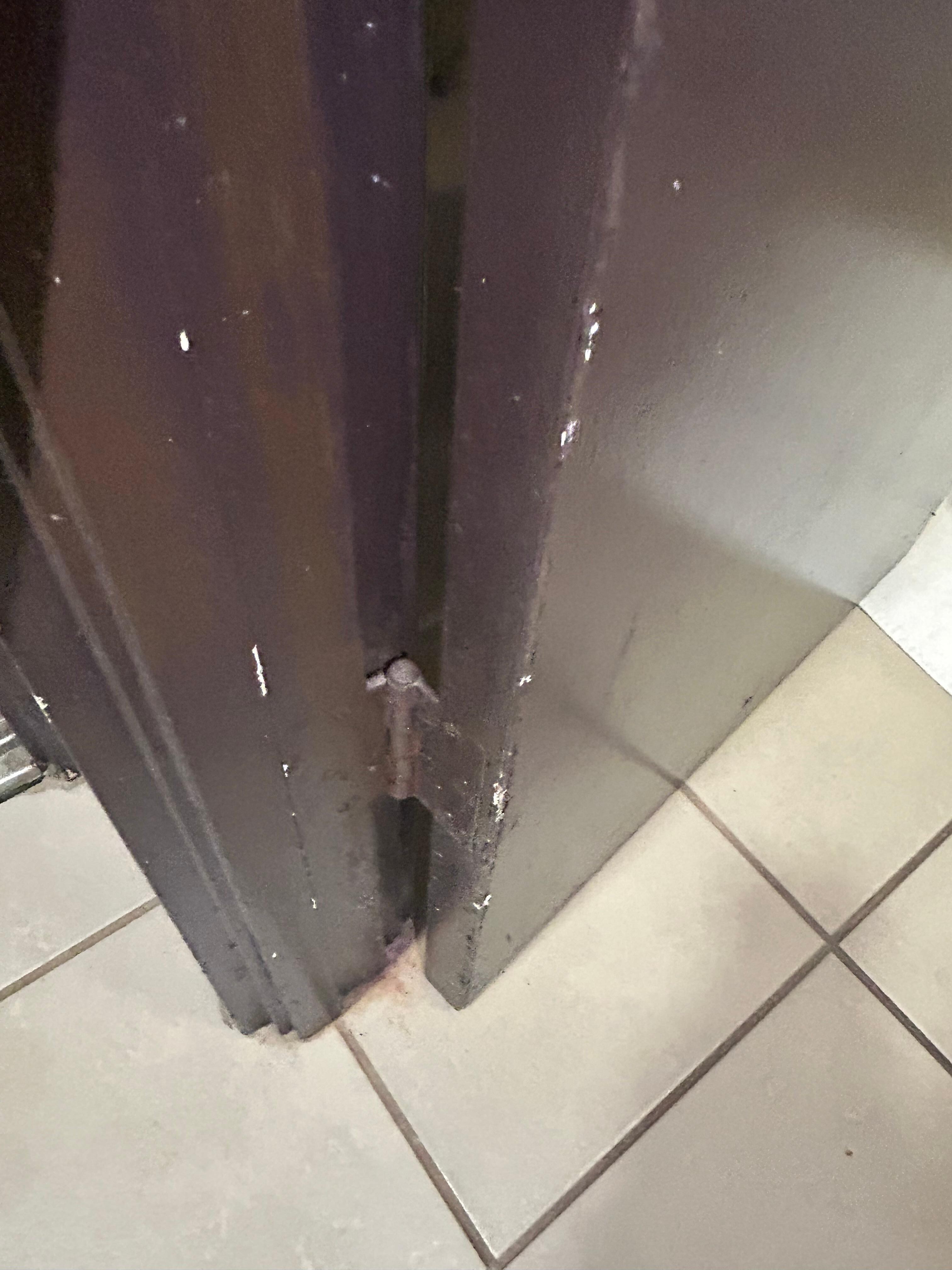 Paint coming off doors and trim in unit