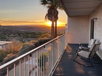 Sunrise from the deck