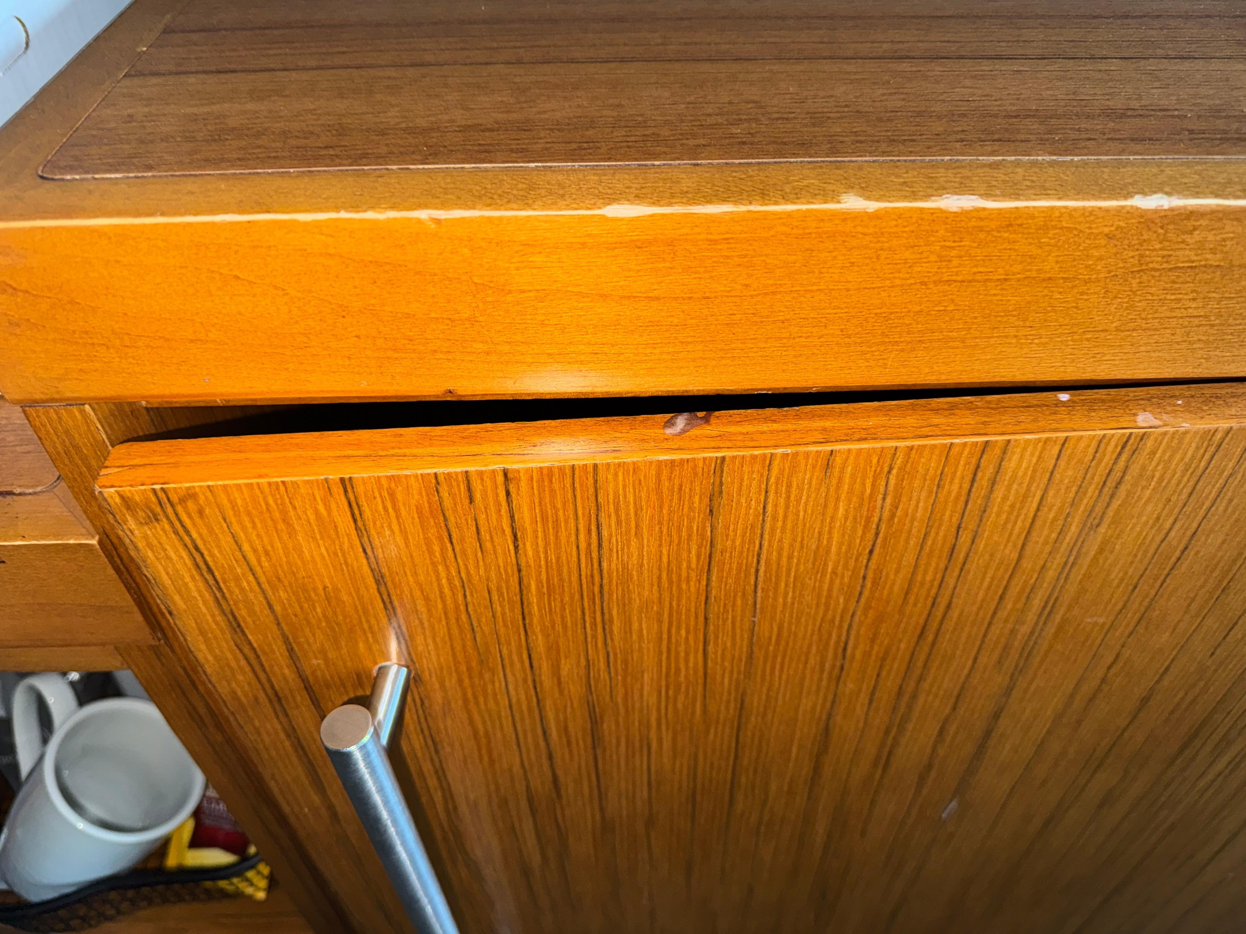 Food residue at fridge