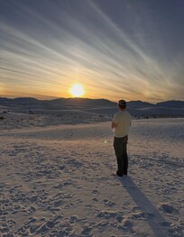 White Sands at Sunset