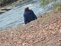 My daughter enjoying the view