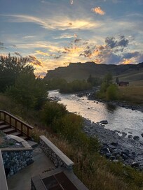 Sunset from the deck