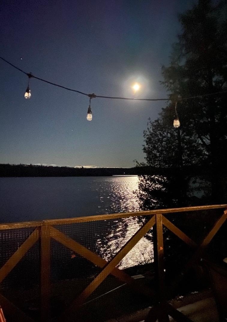 View of Super Beaver Moon from the deck