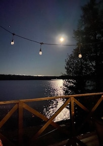 View of Super Beaver Moon from the deck