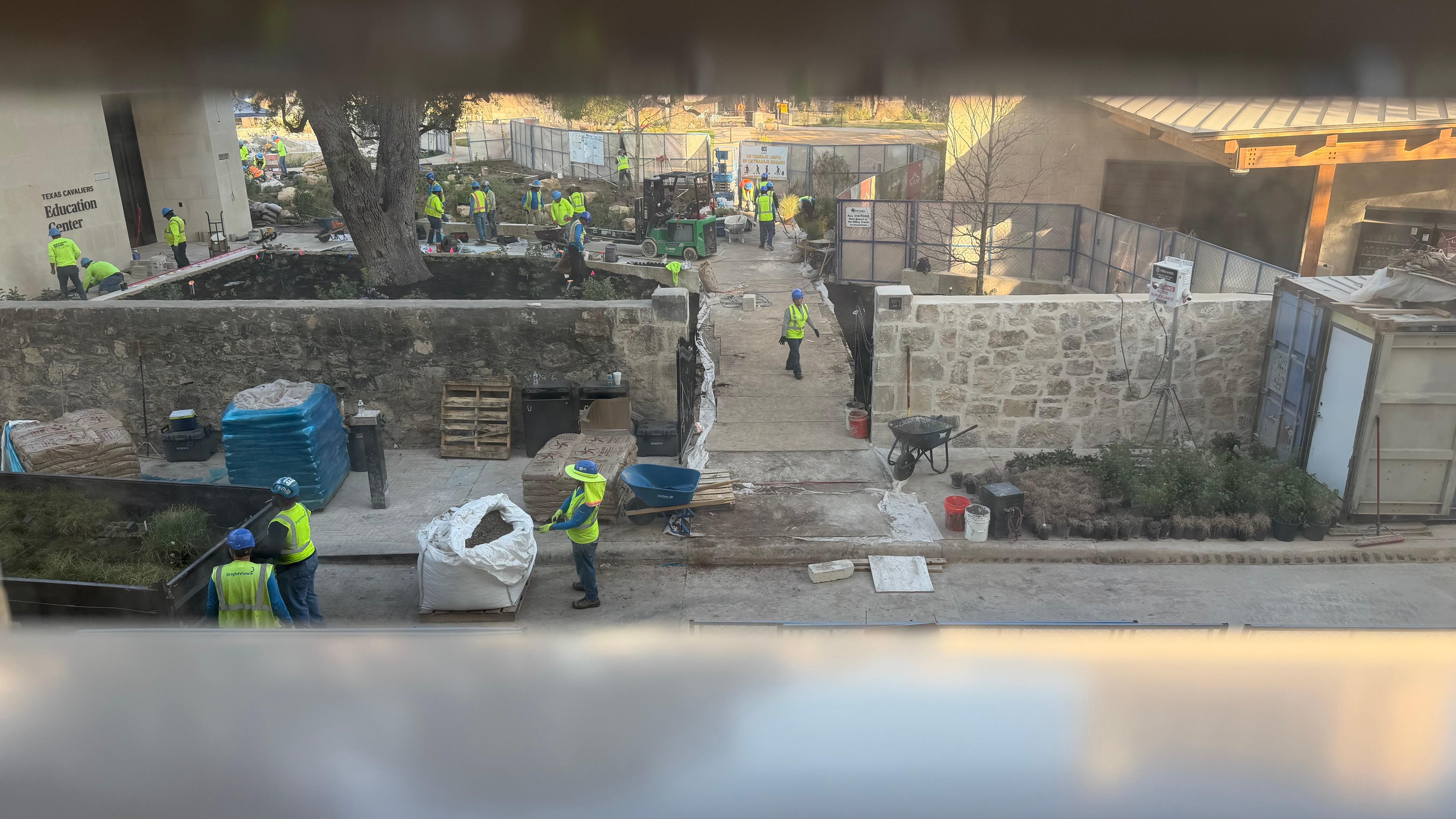 This is how close the construction noise was from my room, starting at 5:00 AM. 