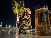 Cocktail at the beach club