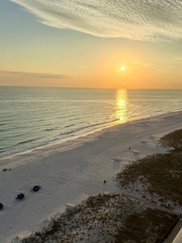 Sunset from the balcony!!