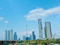 View from parking lot