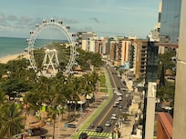 Vista da piscina