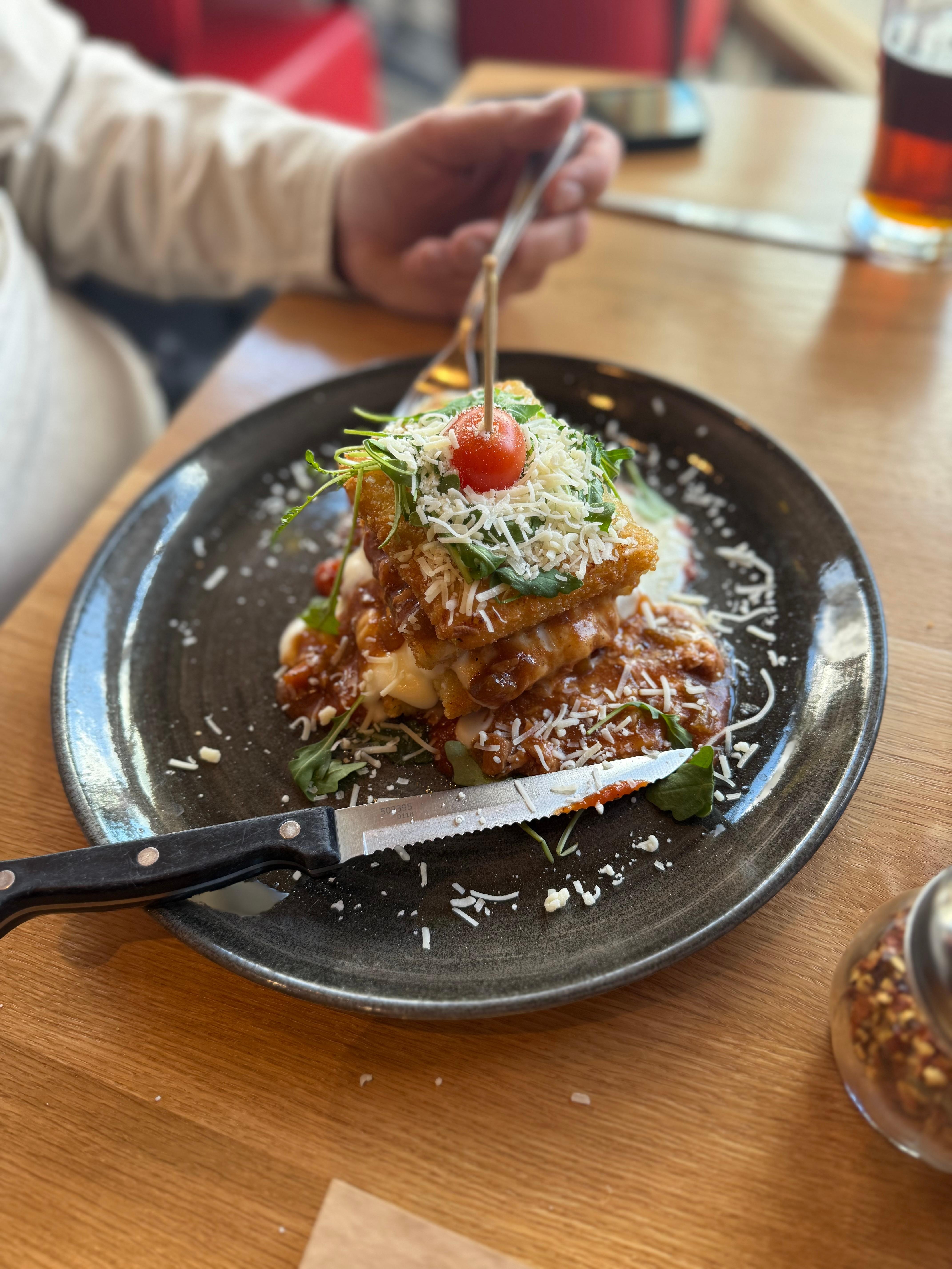 We are at pacinis instead of chilli’s