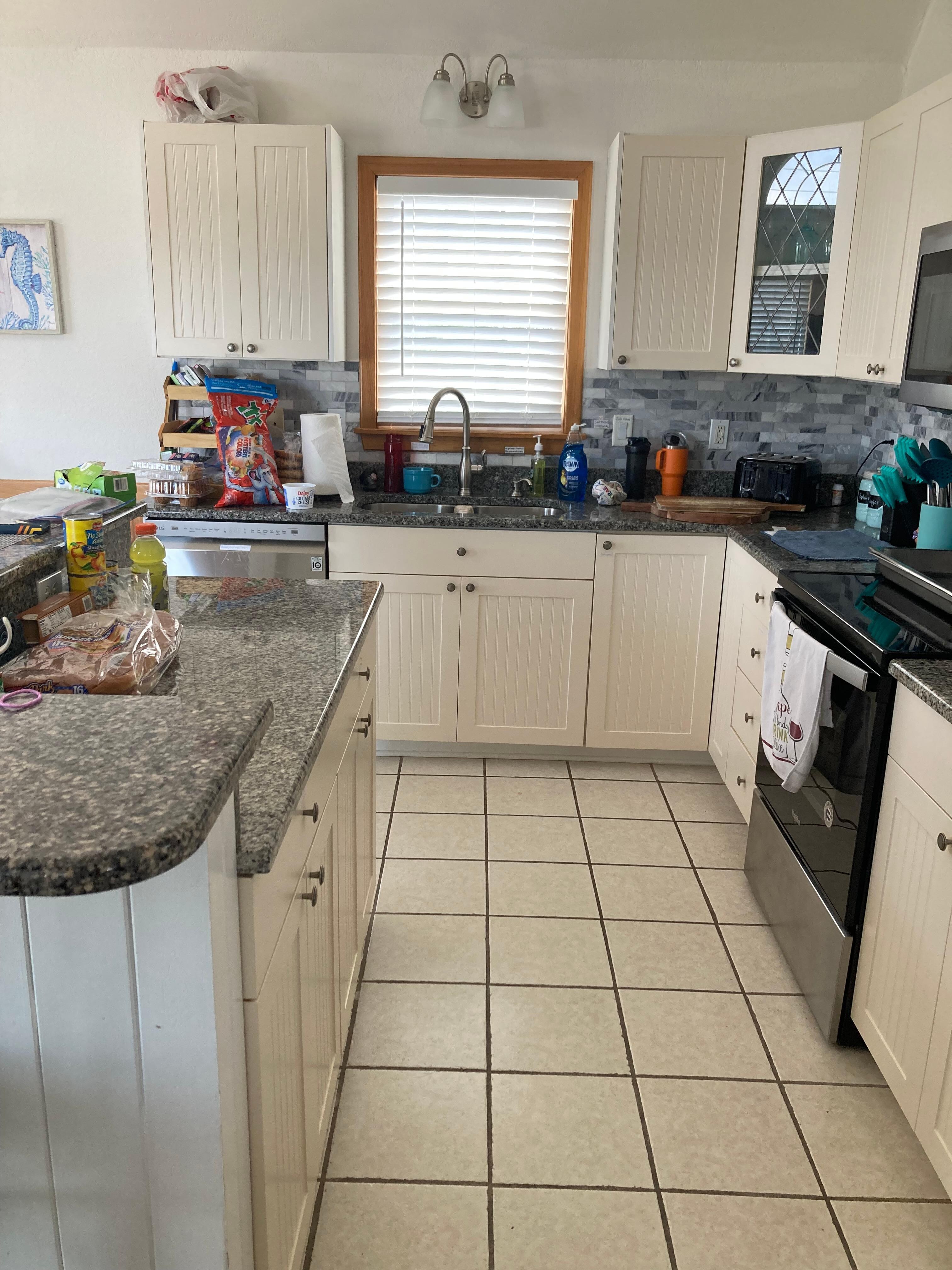 Huge kitchen with lots of seating (not pictured) 