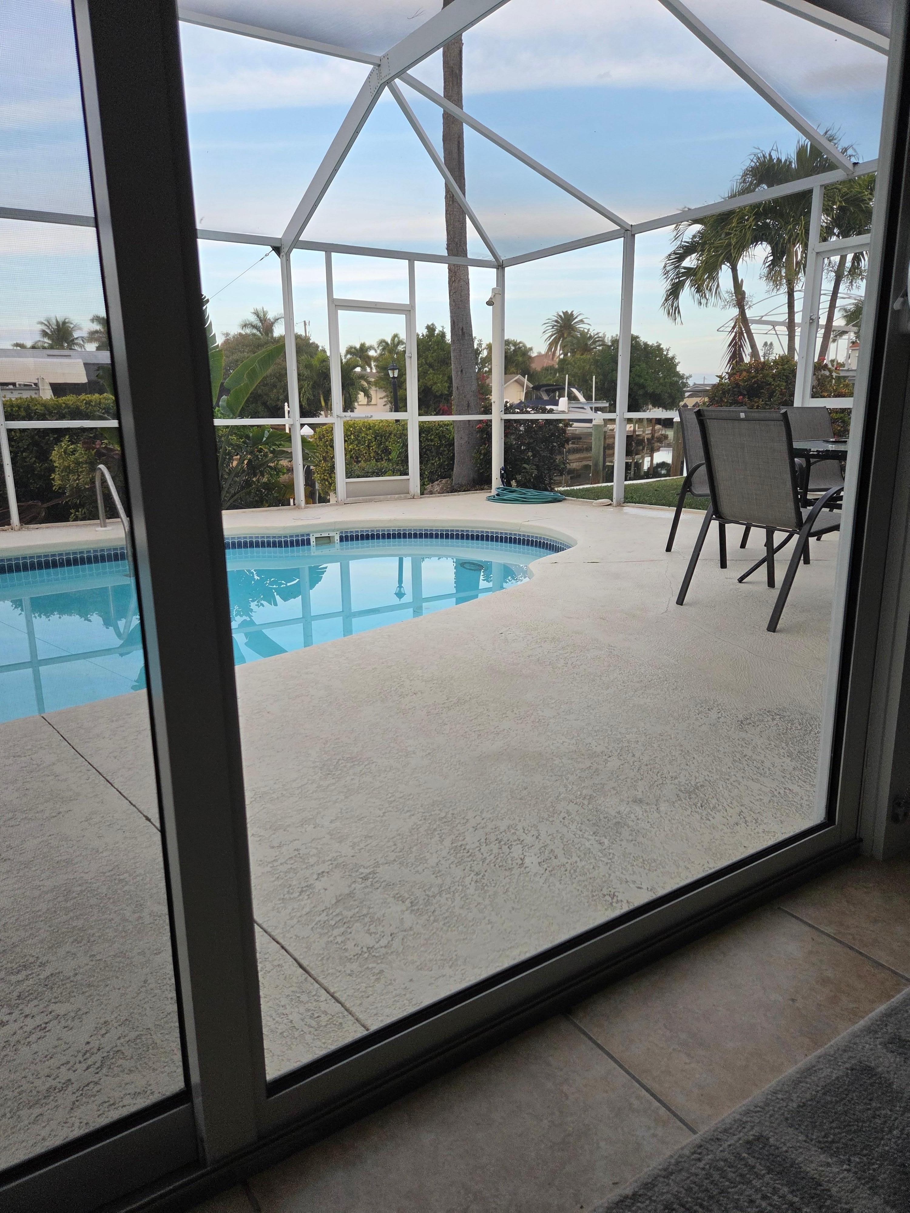 View from Living Room into the Lanai