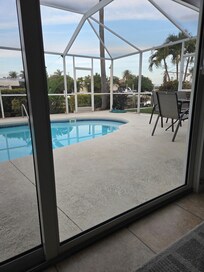 View from Living Room into the Lanai