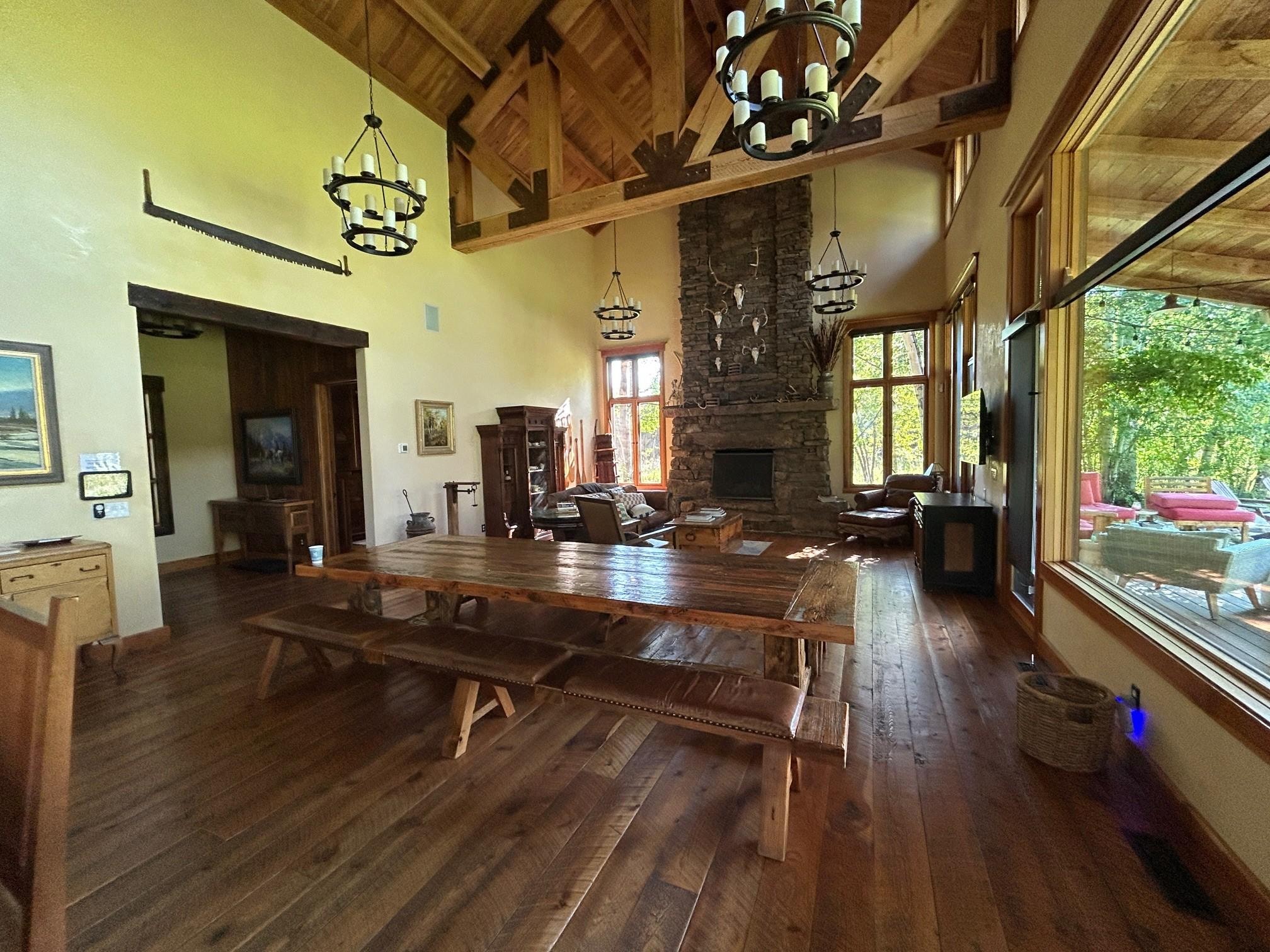 Living room from kitchen