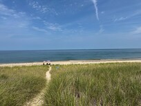 Path from house down to beach.